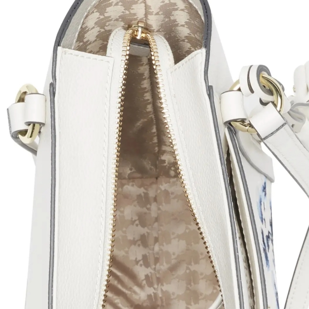 🚫SOLD🚫KARL LAGERFELD PARIS Iris Leather Tote NWTS - Picture 5 of 9